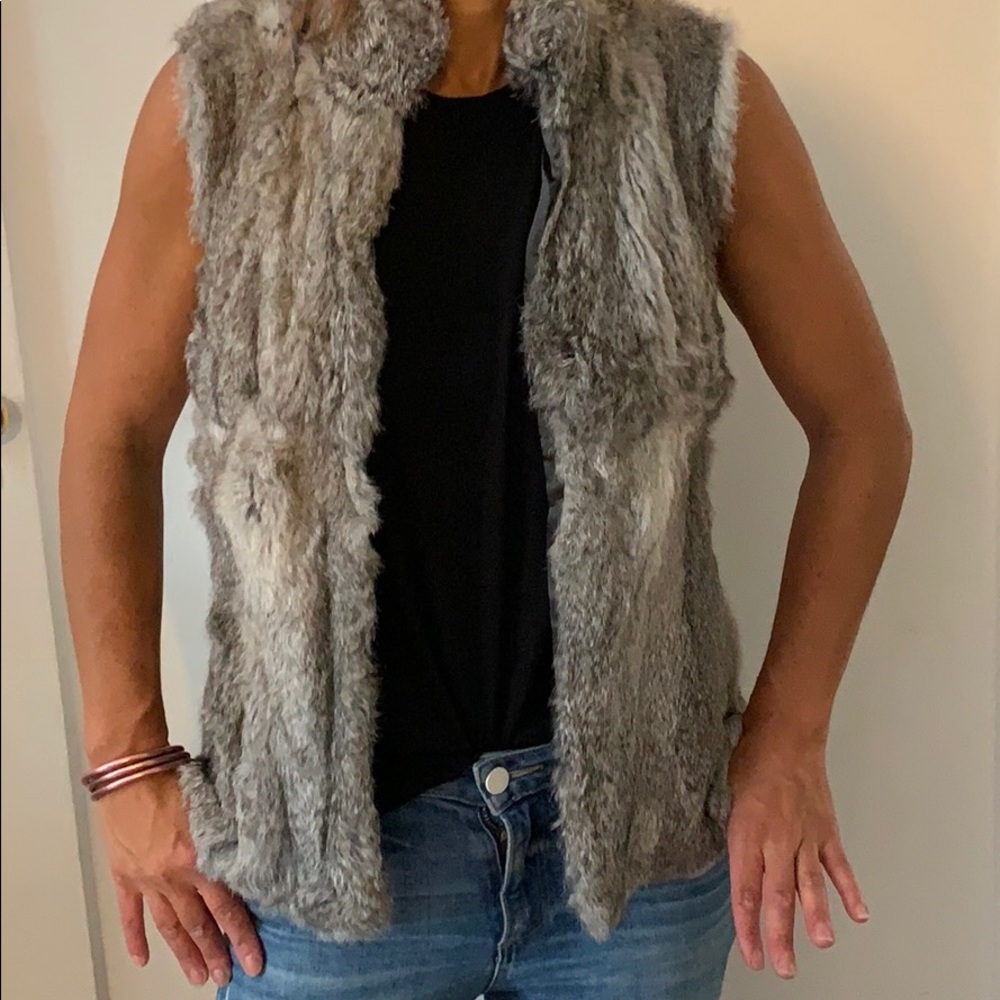 Michael Kors real fur vest